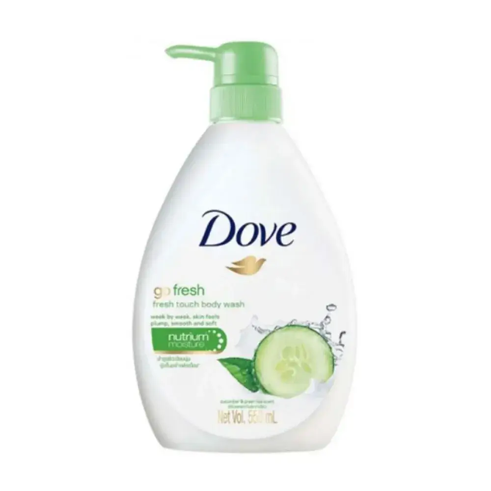 شامپو بدن داو با رایحه خیار و چای سبز