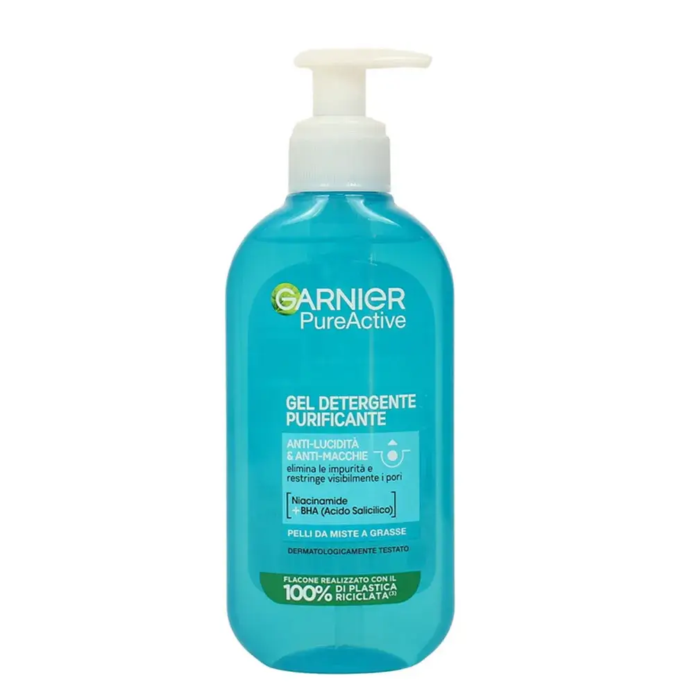ژل شستشوی صورت گارنیر Pure Active Gel Detergente Purificante