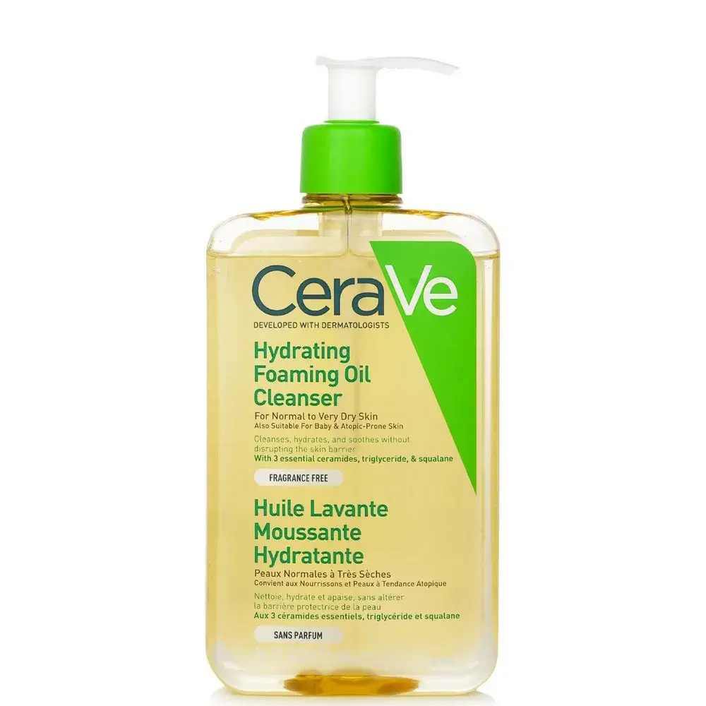 فوم شستشوی صورت سراوی Hydrating Foaming Oil Cleanser